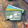 American Bass  Slim Metal Minimalist RFID Blocking Wallet   / Mother's Day Gift