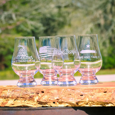 We The People  Patriotic Glencairn Whiskey  Engraved  Whiskey Glass  Bourbon Glass  Scotch  Tasting Glass   / Valentine's Day Gift