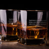 Johnny Carson Quote Whiskey Glass Set    / Christmas Gift