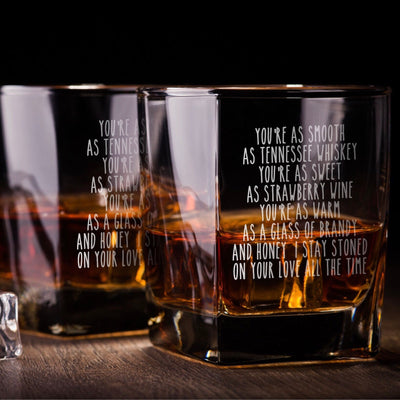 Tennessee Whiskey Glass Set    / Christmas Gift