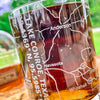 Lake Conroe Area Map Whiskey Glass  360 Engraved  (13.5oz) / Christmas Gift