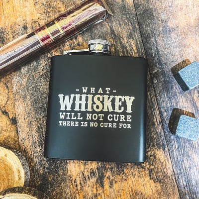 Whiskey Irish Proverb - Laser Etched Flask     / Valentine's Day Gift